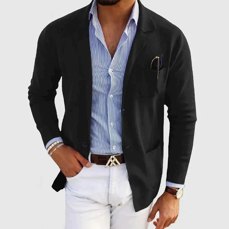 Blazer Hombre Slim Fit Ligero Ajustado