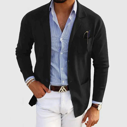 Blazer Hombre Slim Fit Ligero Ajustado