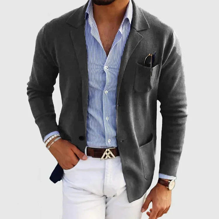 Blazer Hombre Slim Fit Ligero Ajustado