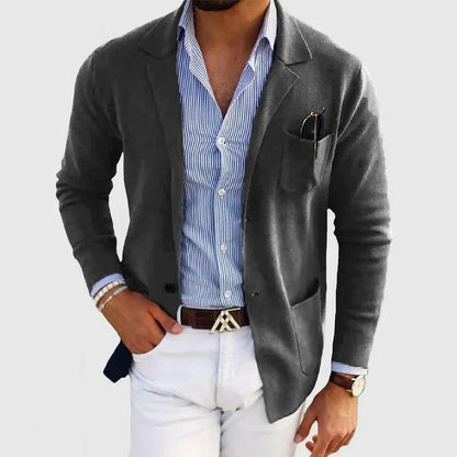 Blazer Hombre Slim Fit Ligero Ajustado
