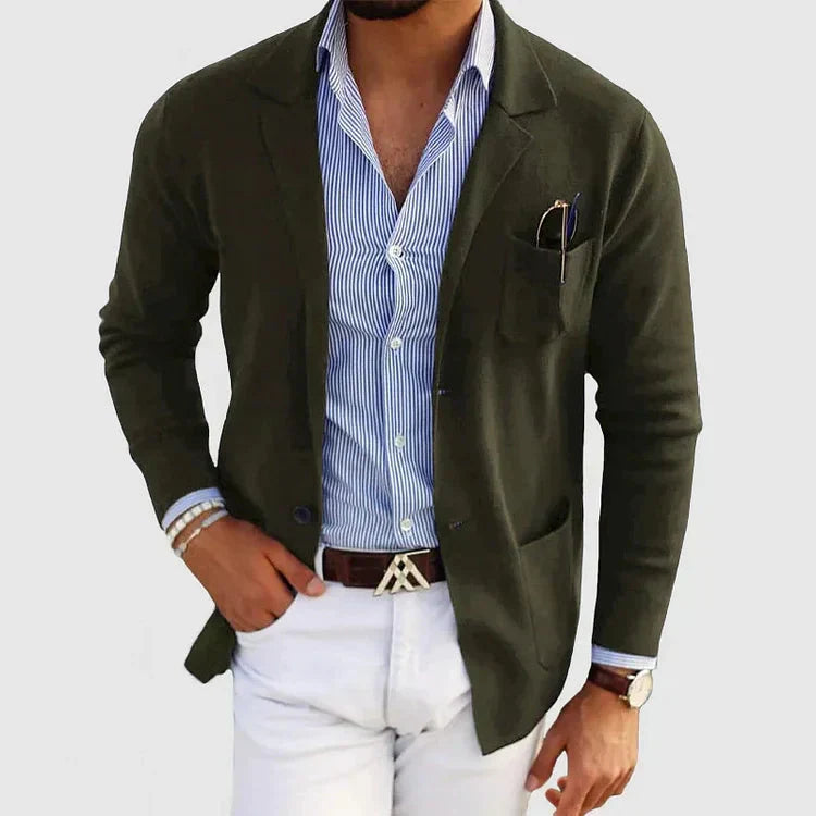 Blazer Hombre Slim Fit Ligero Ajustado