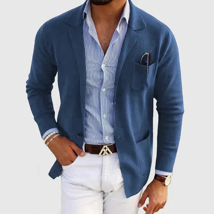 Blazer Hombre Slim Fit Ligero Ajustado