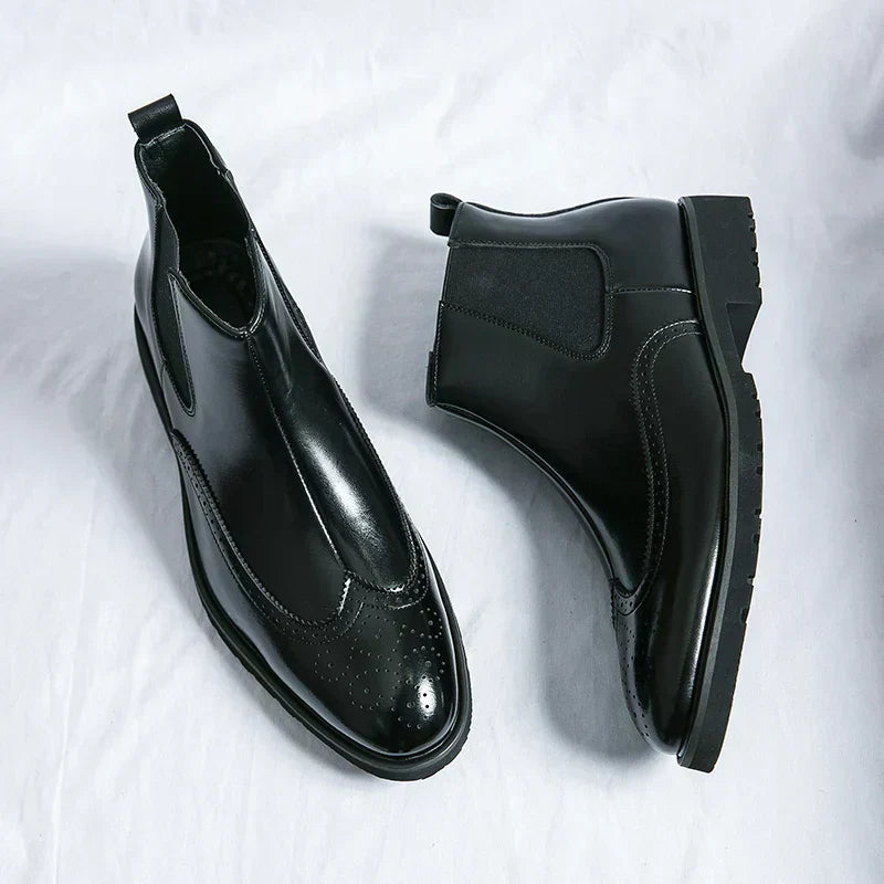 Botas Chelsea Hombre Sin Cordones Acabado Refinado Ajuste Diario - Mavetta