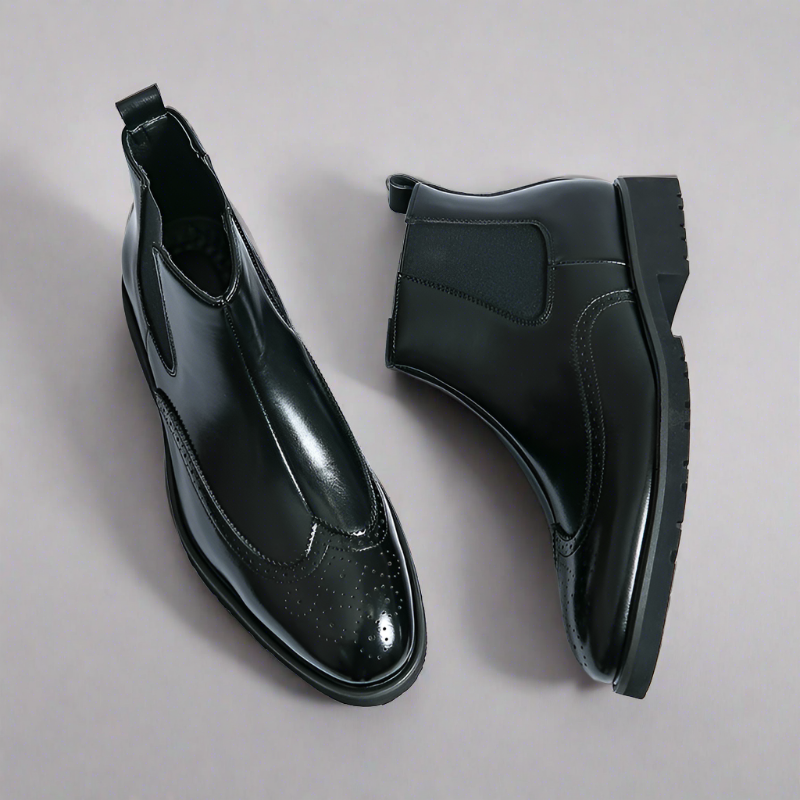 Botas Chelsea Hombre Sin Cordones Acabado Refinado Ajuste Diario