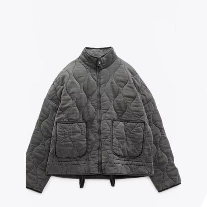 Chaqueta Invierno Mujer Acolchada Estilo Sofisticado Confort