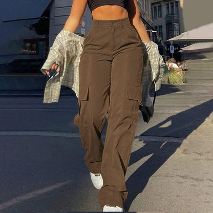 Pantalón Cargo Mujer Algodón Moderno y Funcional