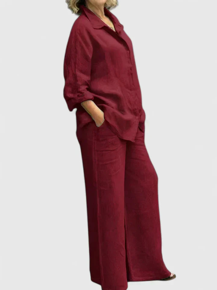 Conjunto Mujer Elegante Comodo Ajuste Regular
