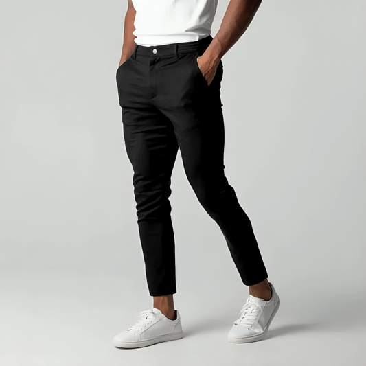 Pantalones chinos hombre elastico comodos estilo moderno diario - Mavetta