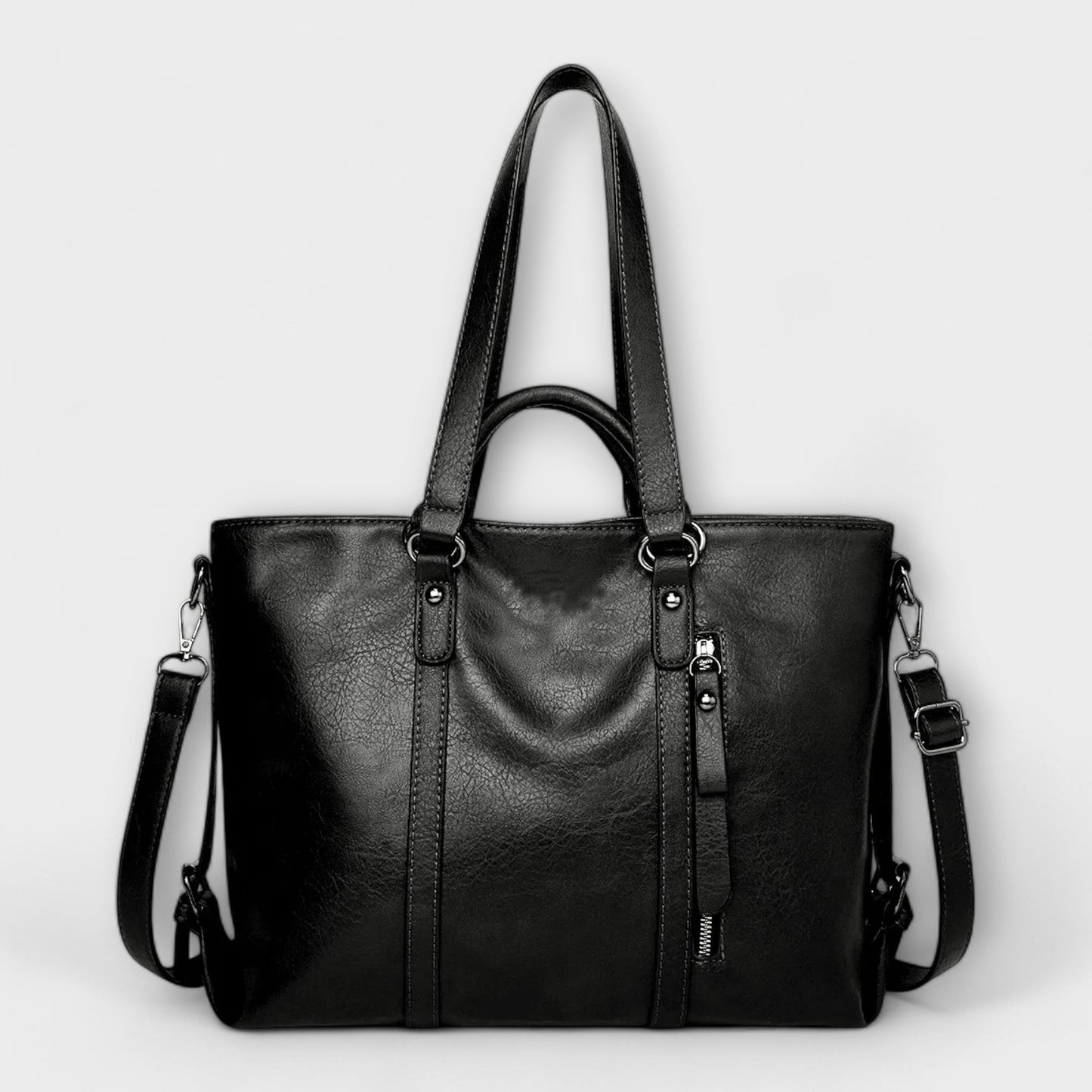 Bolso de mano mujer de trabajo piel pulida elegante