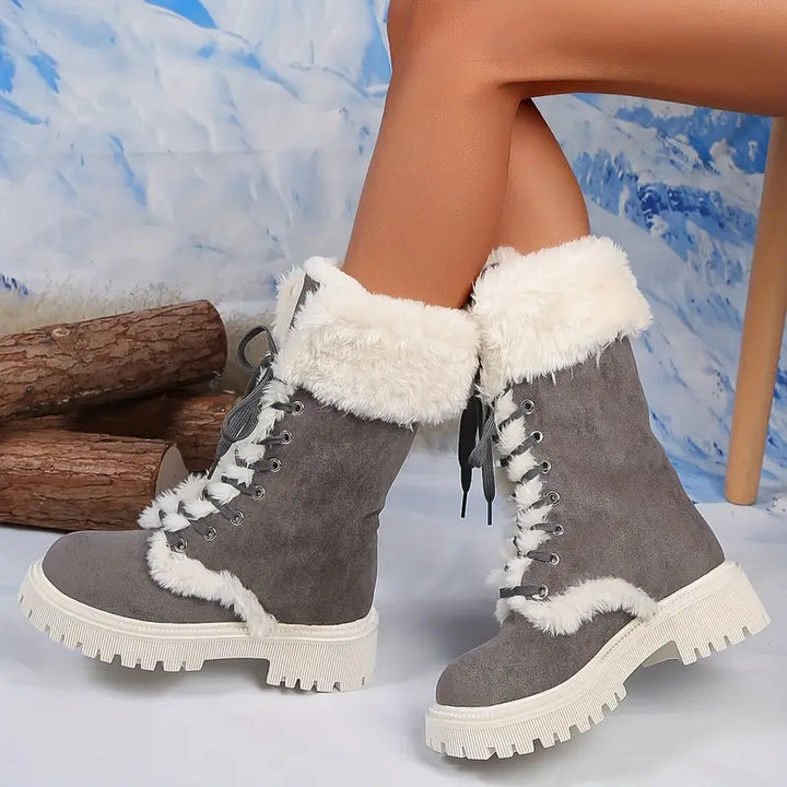 Botas Mujer de Nieve Forradas con Felpa Suave