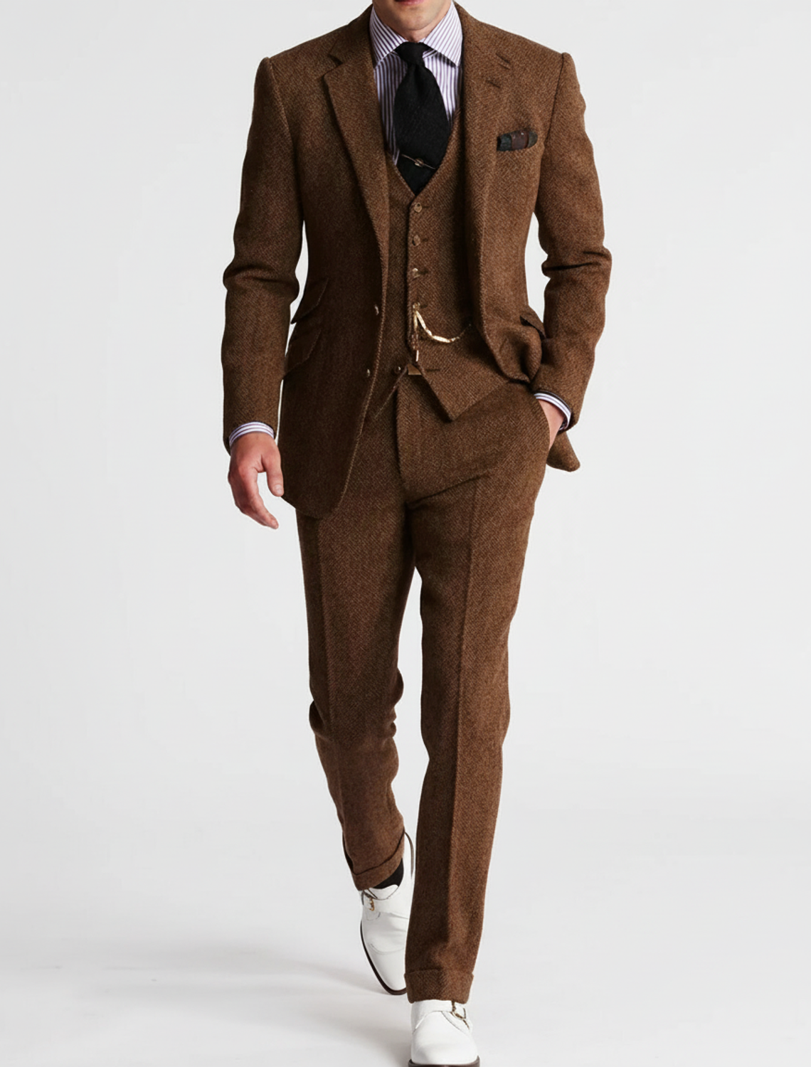 Traje Hombre Tres Piezas Slim Fit Clásico - Mavetta