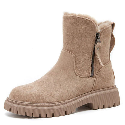 Botas Mujer con Forro de Lana y Cremallera