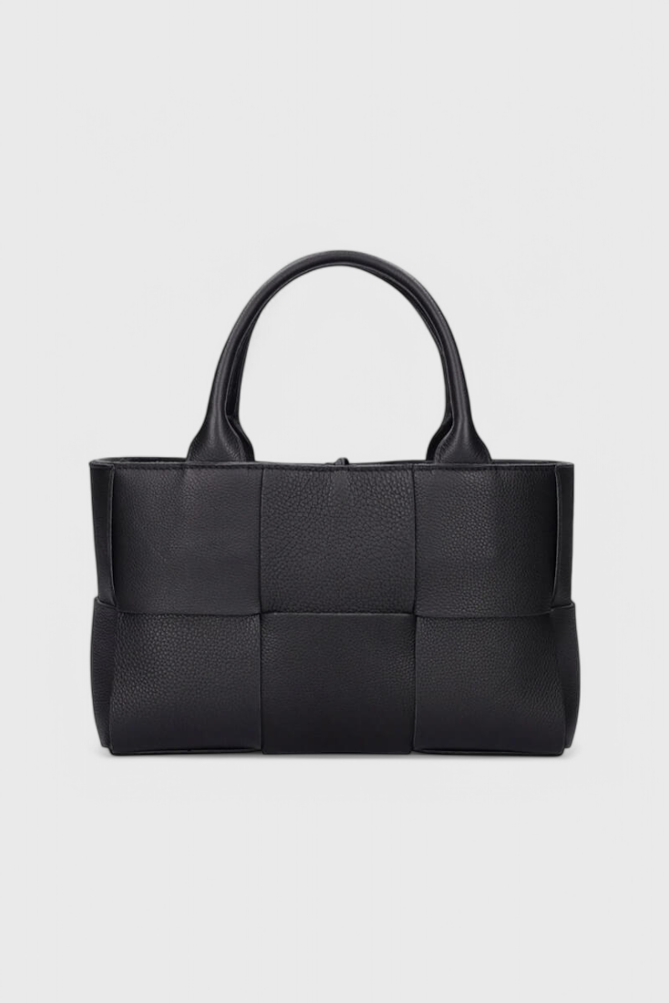 Bolso shopper mujer cuero vegano tejido grande - Mavetta