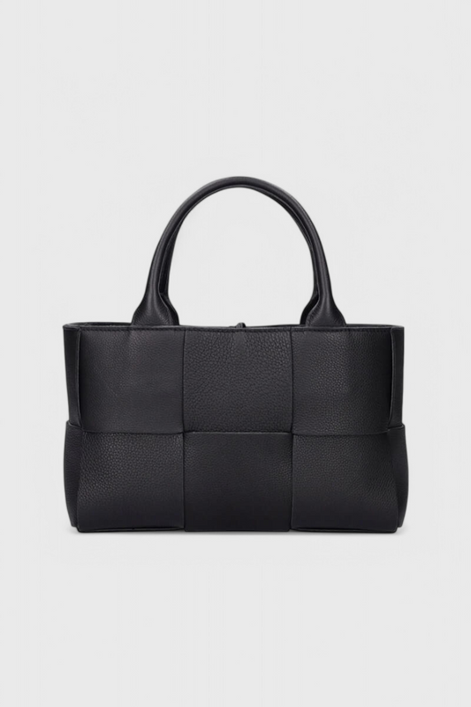 Bolso shopper mujer cuero vegano tejido grande - Mavetta