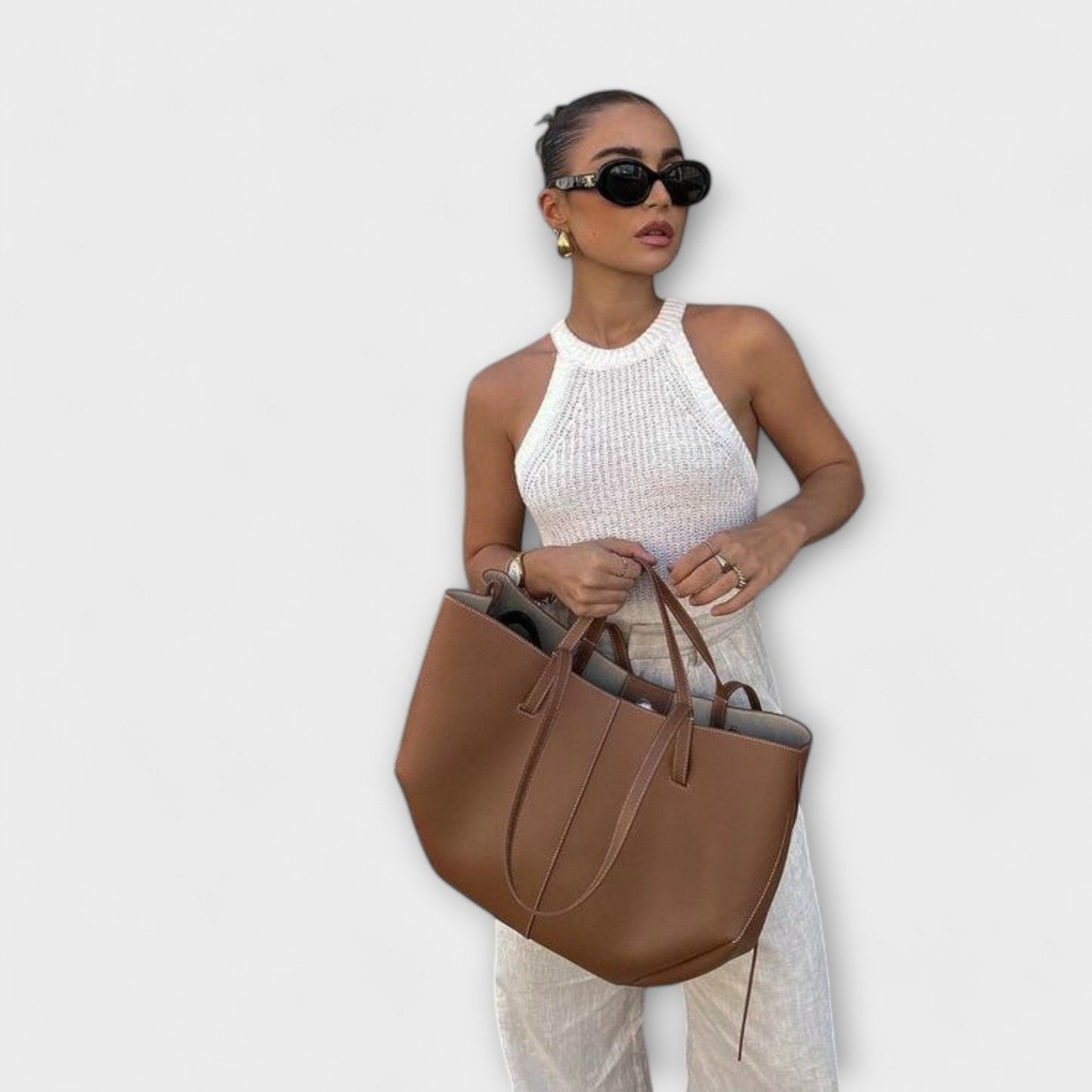Bolso de mano mujer contemporáneo uso diario ligero