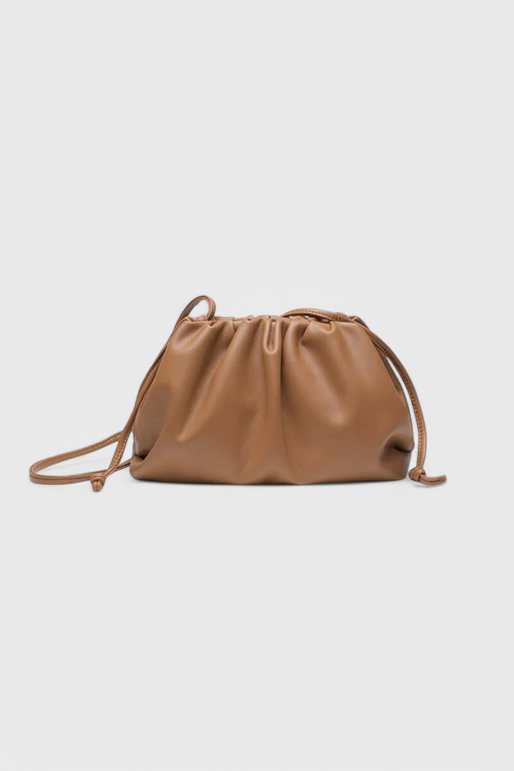 Bolso cruzado mujer cuero vegano compacto estilo pouch