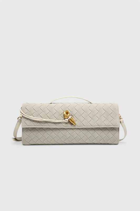 Bolso de hombro mujer de ante clásico con detalle elegante - Mavetta