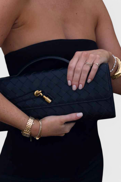 Bolso Baguette Mujer Cuero Vegano Correa Ajustable