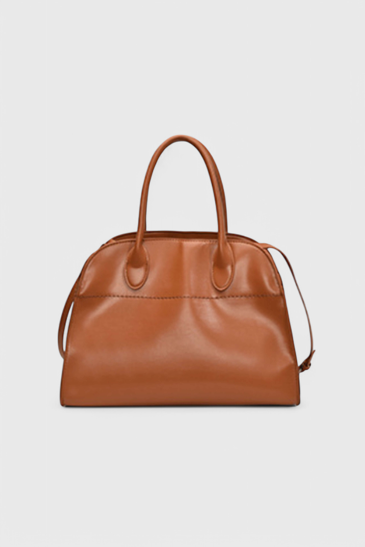 Bolso tote mujer Cuero vegano efecto ante amplio