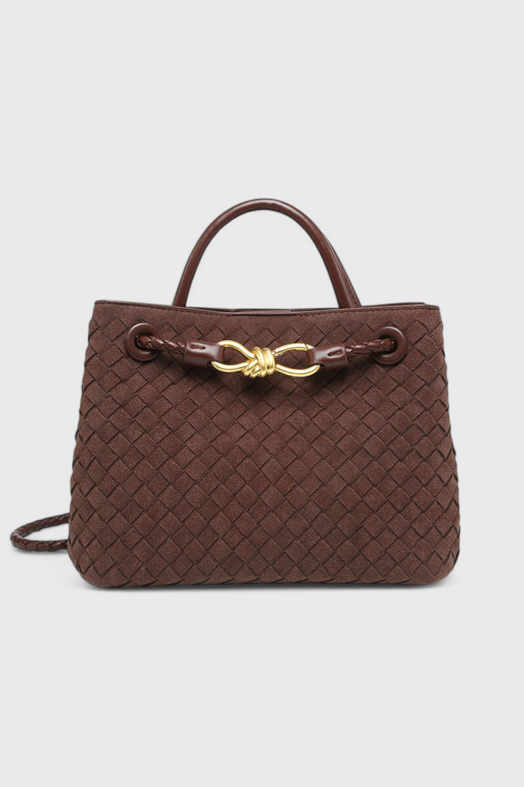 Bolso mujer efecto ante tejido con correa ajustable - Mavetta