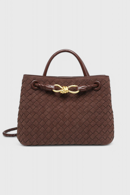 Bolso mujer efecto ante tejido con correa ajustable - Mavetta