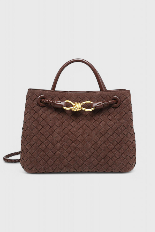 Bolso mujer efecto ante tejido con correa ajustable - Mavetta