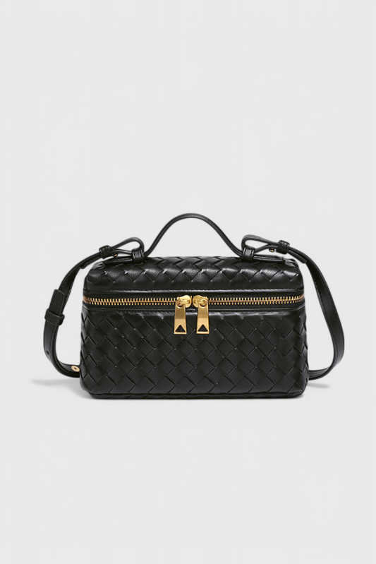 Bolso mini mujer cuero vegano tejido compacto con detalles - Mavetta