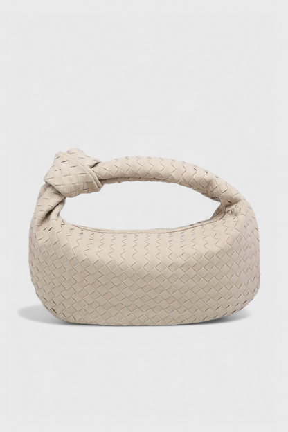 Bolso mujer tejido mediano con nudo diseño moderno - Mavetta