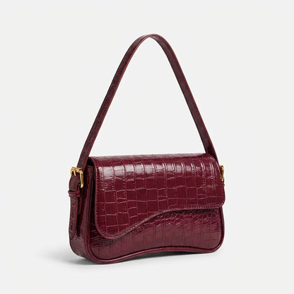 Bolso Baguette Mujer Efecto Cocodrilo Elegante - Mavetta