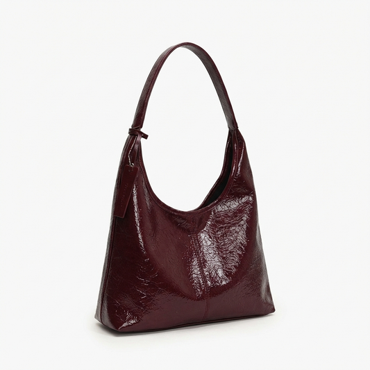 Bolso Hobo Mujer Acabado Arrugado Asa Hombro Minimalista - Mavetta