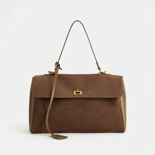 Bolso Satchel Mujer con Cierre Giratorio Estilo Atemporal - Mavetta