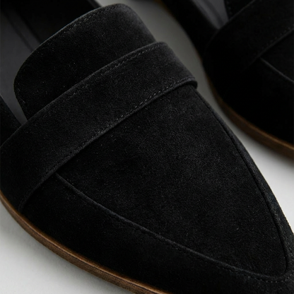Mocasines Mujer Puntera Puntiaguda Detalle Penny Elegante