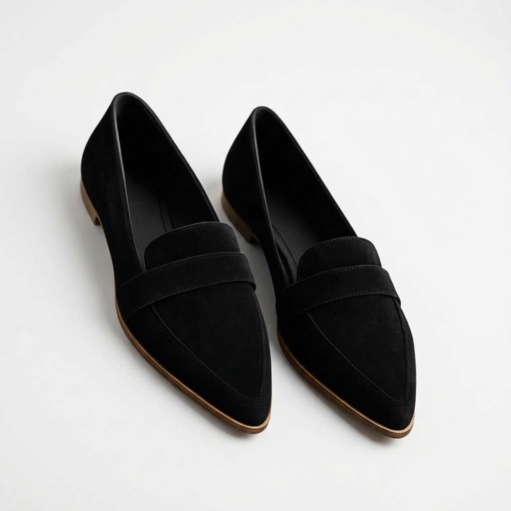 Mocasines Mujer Puntera Puntiaguda Detalle Penny Elegante - Mavetta