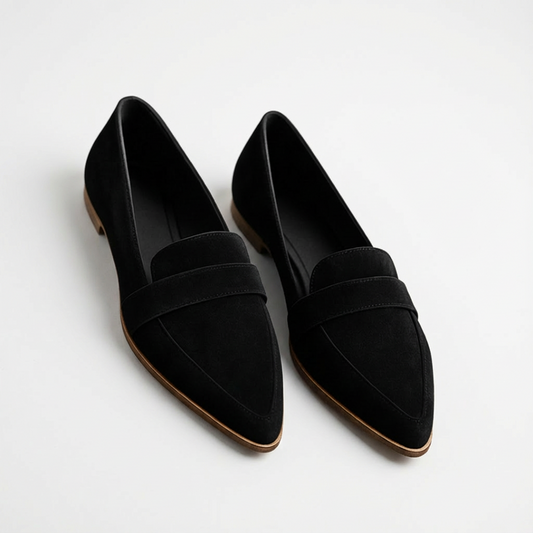 Mocasines Mujer Puntera Puntiaguda Detalle Penny Elegante - Mavetta