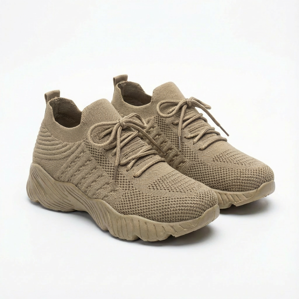Zapatillas Running Mujer Tejido Transpirable Tobillo Calcetín
