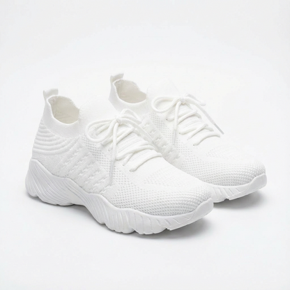 Zapatillas Running Mujer Tejido Transpirable Tobillo Calcetín