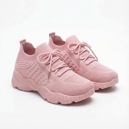 Zapatillas Running Mujer Tejido Transpirable Tobillo Calcetín
