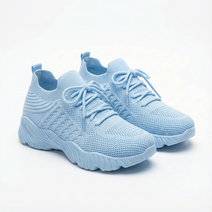 Zapatillas Running Mujer Tejido Transpirable Tobillo Calcetín