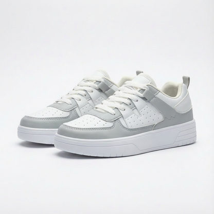 Zapatillas Skate Mujer Paneles Texturizados Cordones Urbanas