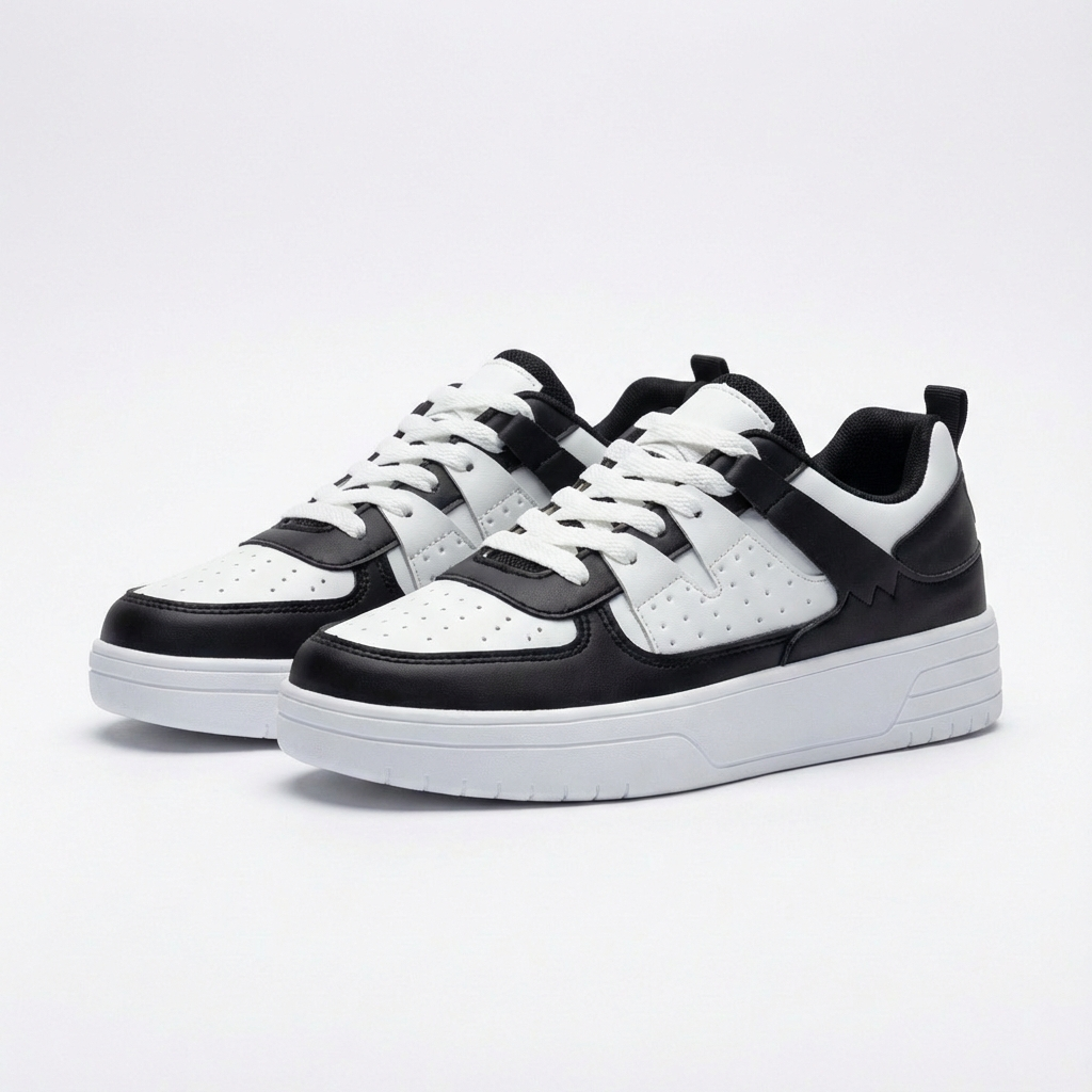 Zapatillas Skate Mujer Paneles Texturizados Cordones Urbanas