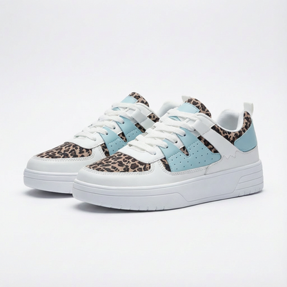 Zapatillas Skate Mujer Paneles Texturizados Cordones Urbanas