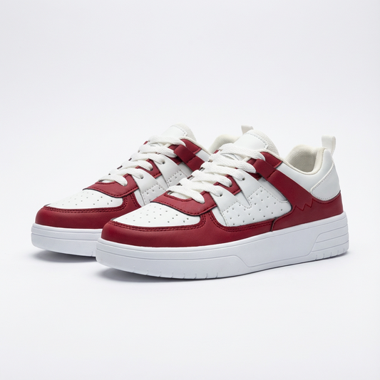 Zapatillas Skate Mujer Paneles Texturizados Cordones Urbanas - Mavetta
