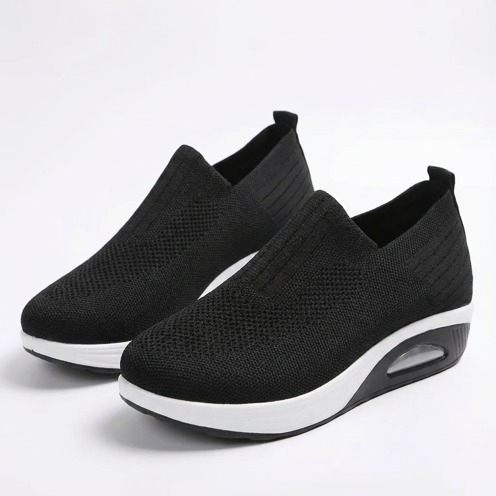 Zapatillas Slip-On Mujer Tejido Transpirable Tobillo Elástico Confort - Mavetta