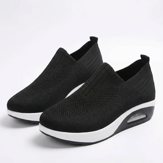 Zapatillas Slip-On Mujer Tejido Transpirable Tobillo Elástico Confort - Mavetta
