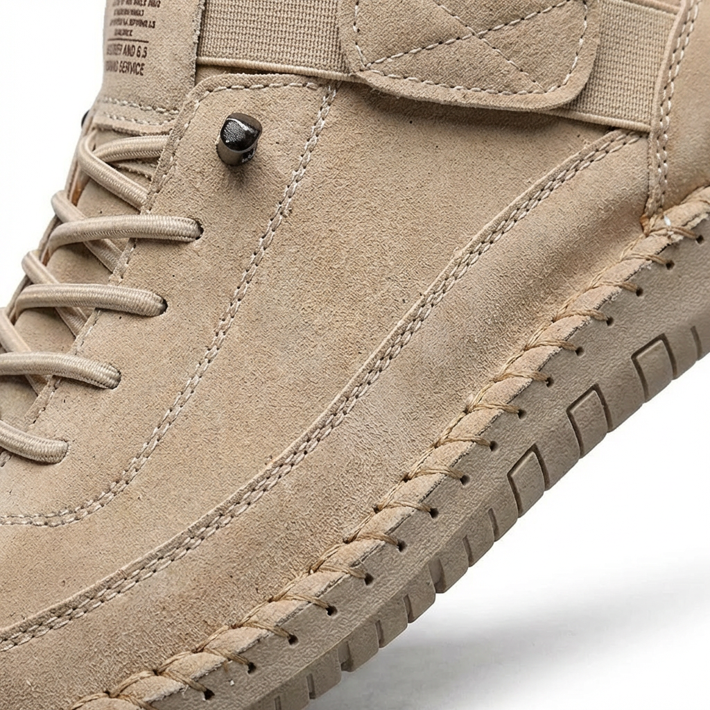 Zapatillas Mujer Costura Trenzada Cierre Velcro Casual