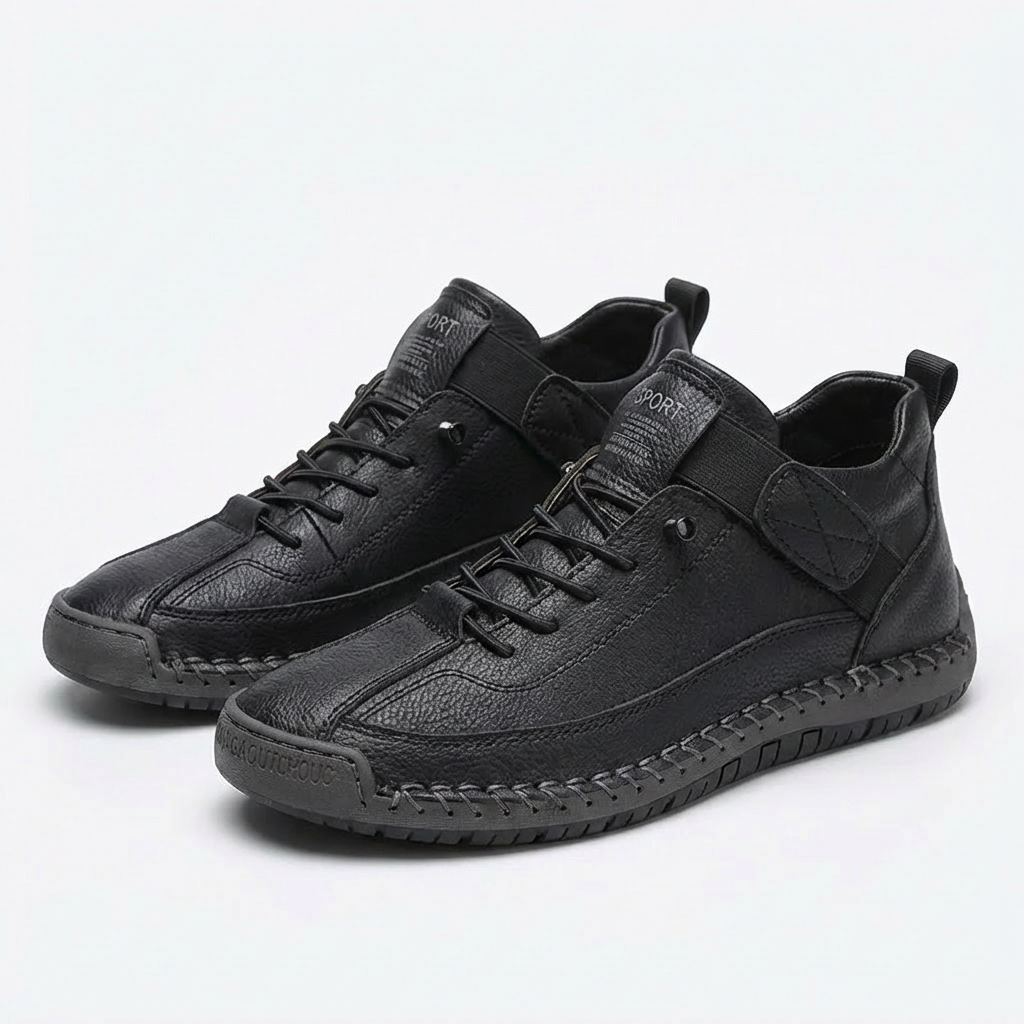 Zapatillas Mujer Costura Trenzada Cierre Velcro Casual