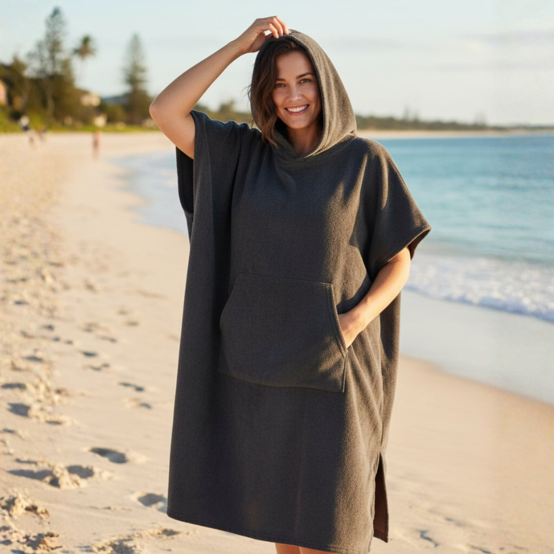 Vestido Poncho Mujer Playa Tejido Ligero Verano