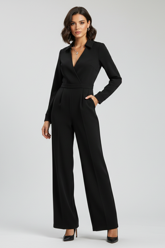 Mono Mujer Pierna Ancha Cuello Redondo Estilo Veraniego - Mavetta