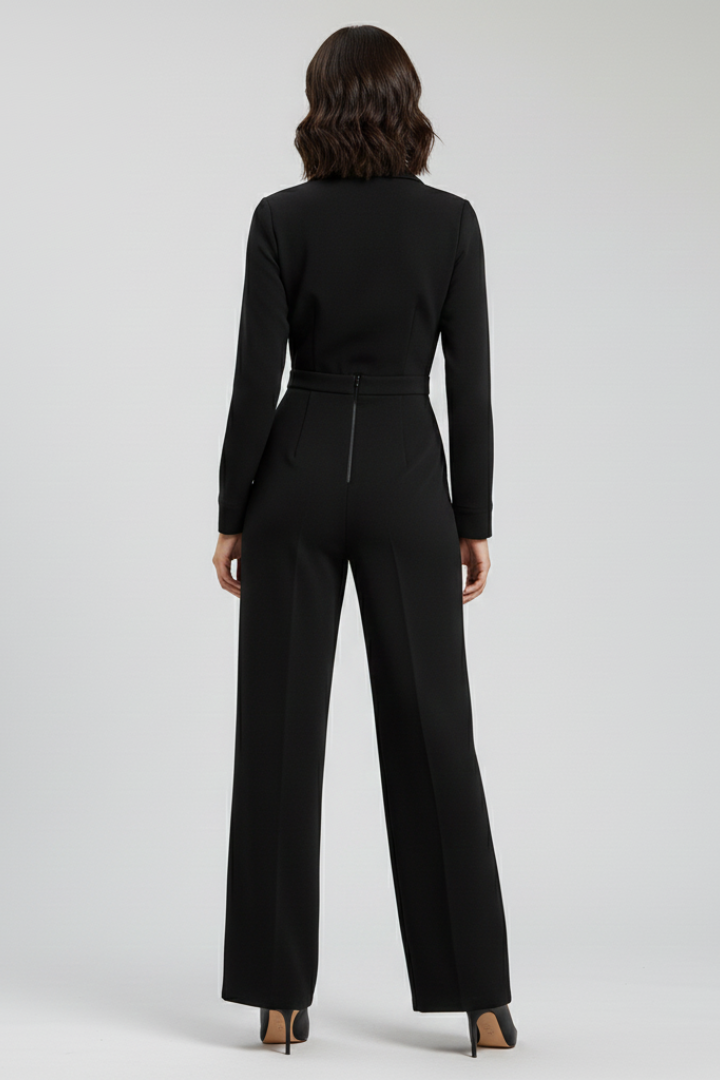 Mono Mujer Pierna Ancha Cuello Redondo Estilo Veraniego