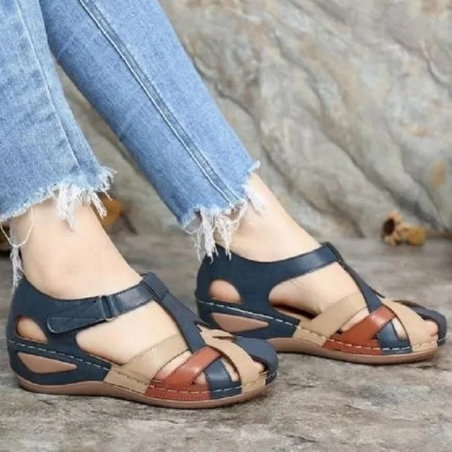 Sandalias Mujer Diseño Moderno Ajuste Cómodo - Mavetta